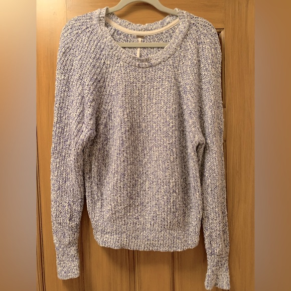 Free People Purple Knit Sweater - Picture 1 of 3